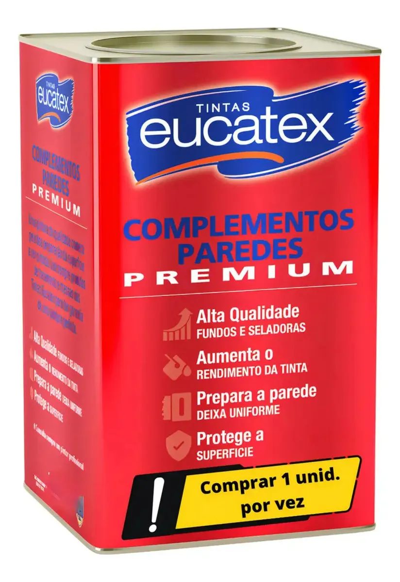 Selador Acrílico Branco Premium Eucatex Acabamento Fosco