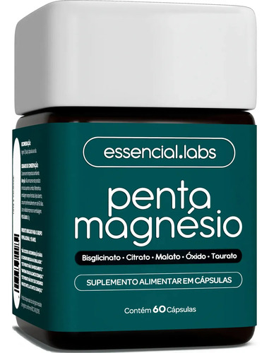 Penta Magnésio Essencial Labs 60 Cápsulas