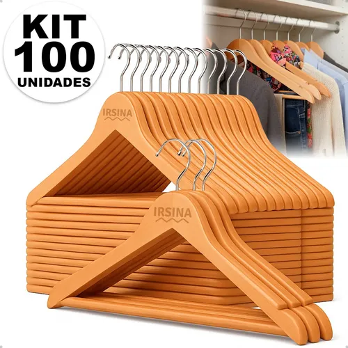 ✅ Kit Cabides Madeira Marfim Irsina