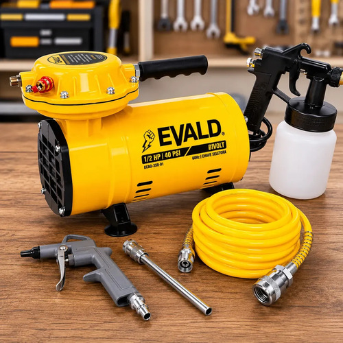 ✅ Compressor Ar Direto Evald Com Kit