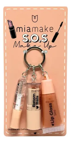 Chaveiro com 3 Gloss pra deixa a boca hidratada
