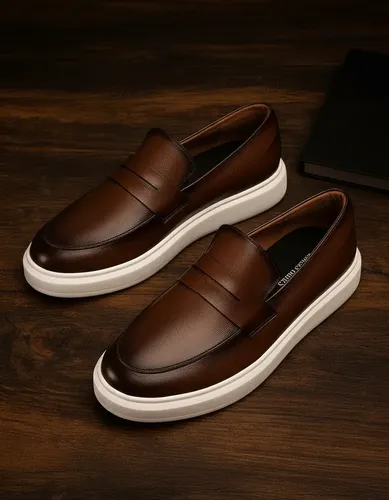 Sapato Loafer Masculino Mocassim Couro