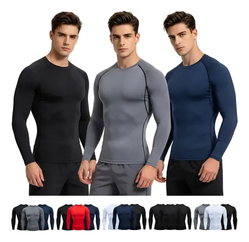 Kit 3 Camisetas Térmicas Térmica Proteção Solauv50