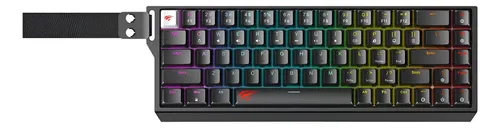 Teclado mecânico compacto para jogadores Havit KB922lb Rgb