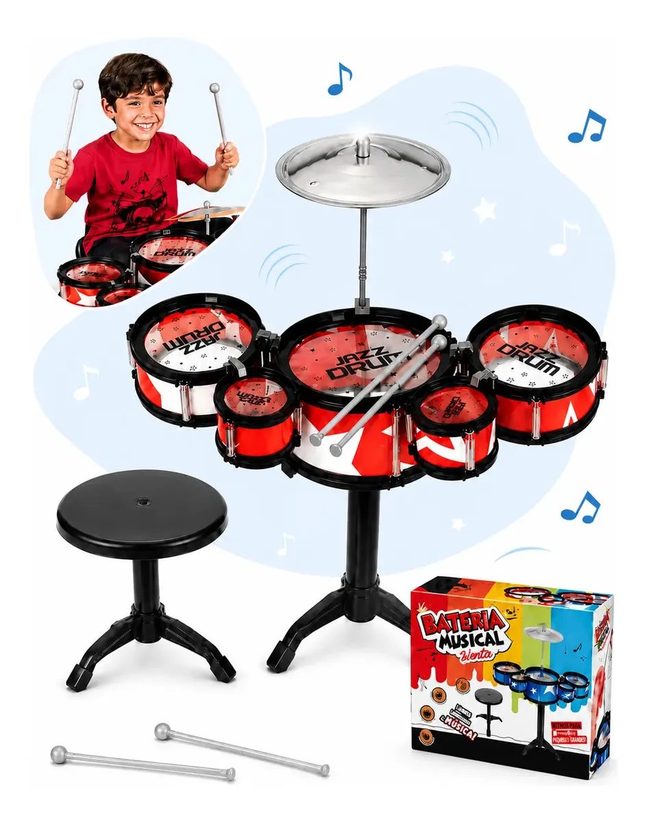 Mini Bateria Infantil Kizumba