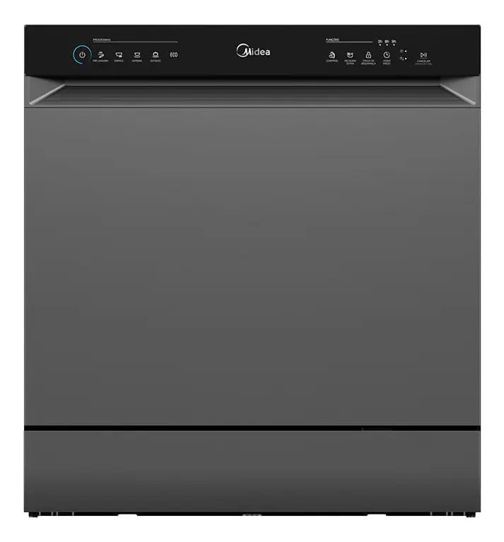 Lava-louças Midea 8 Serviços Cinza