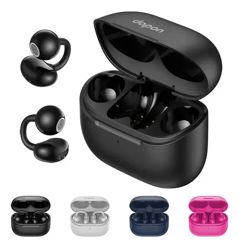 Fone Open Ear Dapon DPF25 Bluetooth 6.0 Sem Fio Com Microfone ENC 6H Tempo de espera de at