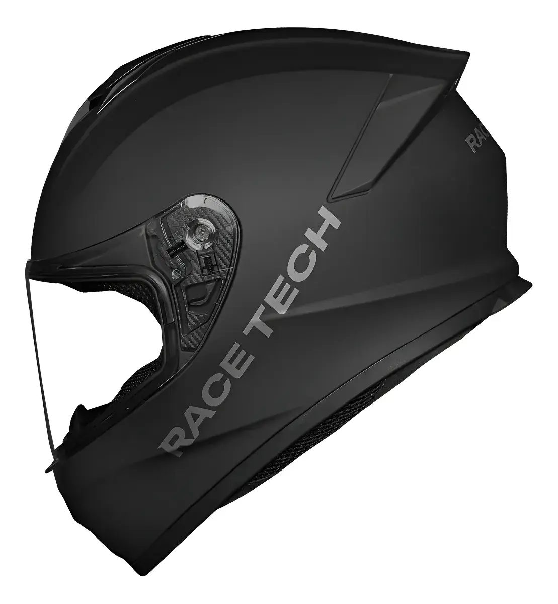 Capacete Race Tech Hit Preto Fosco