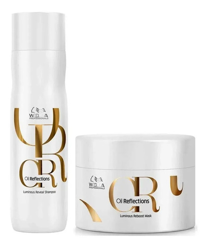 Kit Wella Oil Reflections Shampoo 250ml + Máscara 150ml