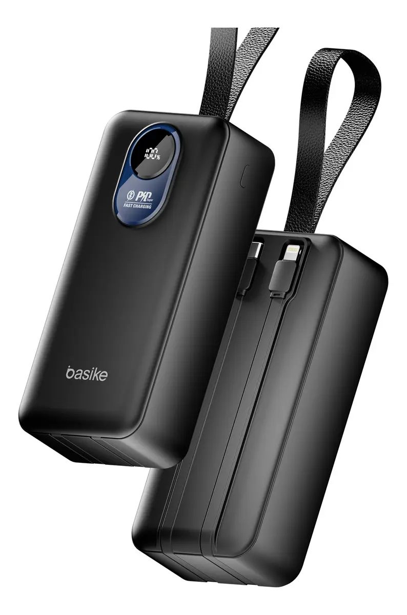 Power Bank Basike Cabos Embutidos