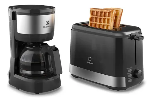 Kit Café da Manhã Electrolux Cafeteira Elétrica Electrolux + Torradeira ETS10