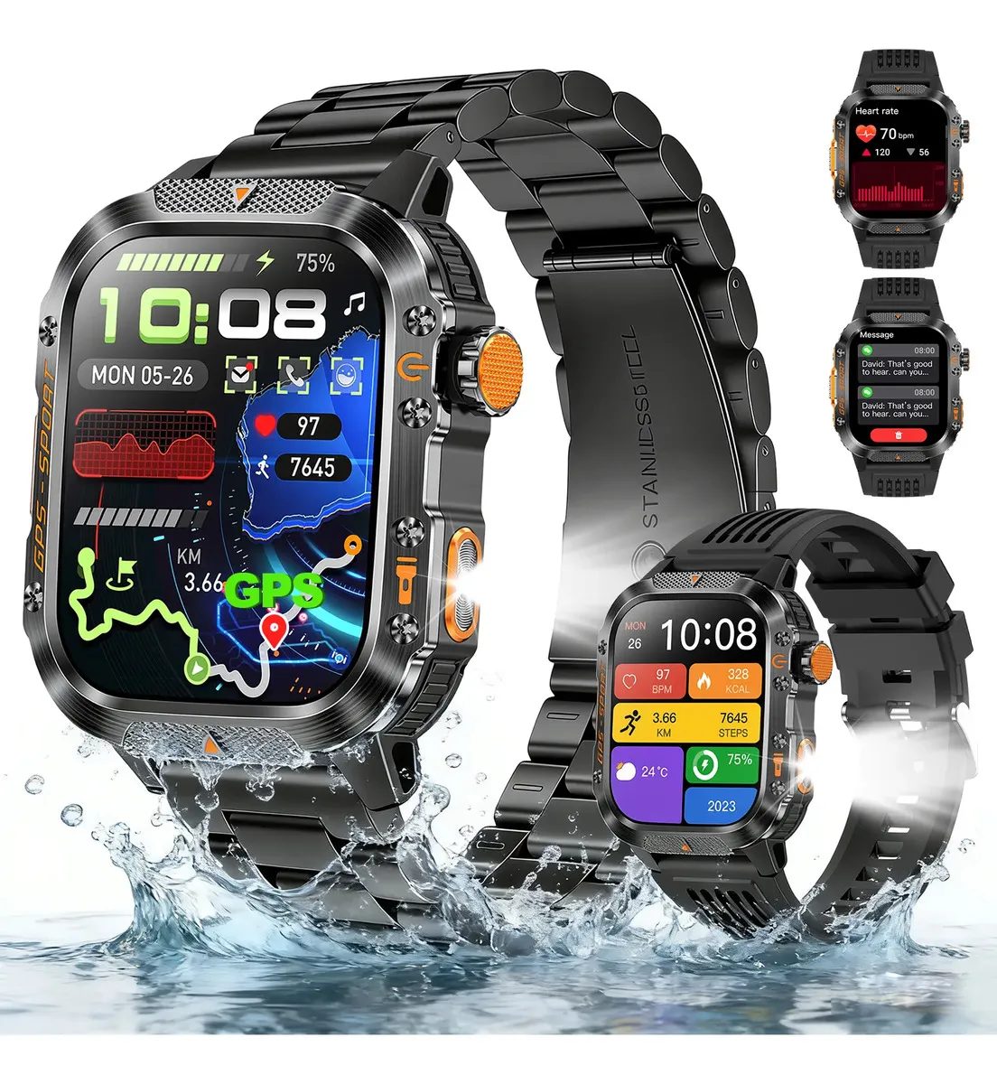 Smartwatch Novante Esportivo Tático