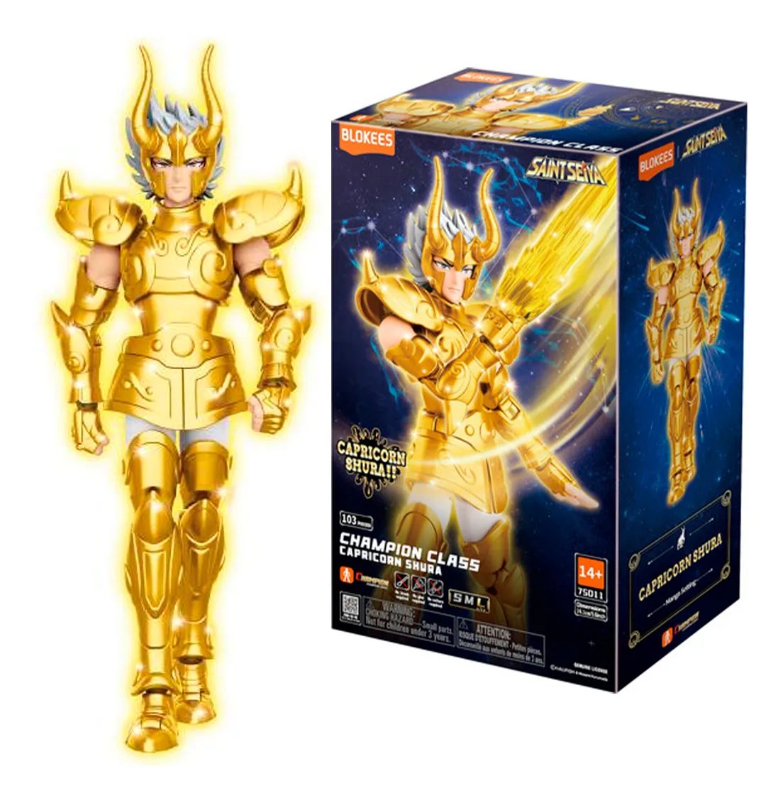 Boneco Blokees Saint Seiya Champion Class Capricorn Shura por