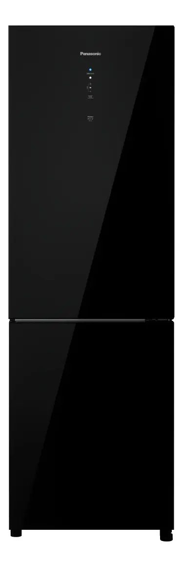 Refrigerador Panasonic 407l Black Glass Nr-bb41gv2b Preto 220V