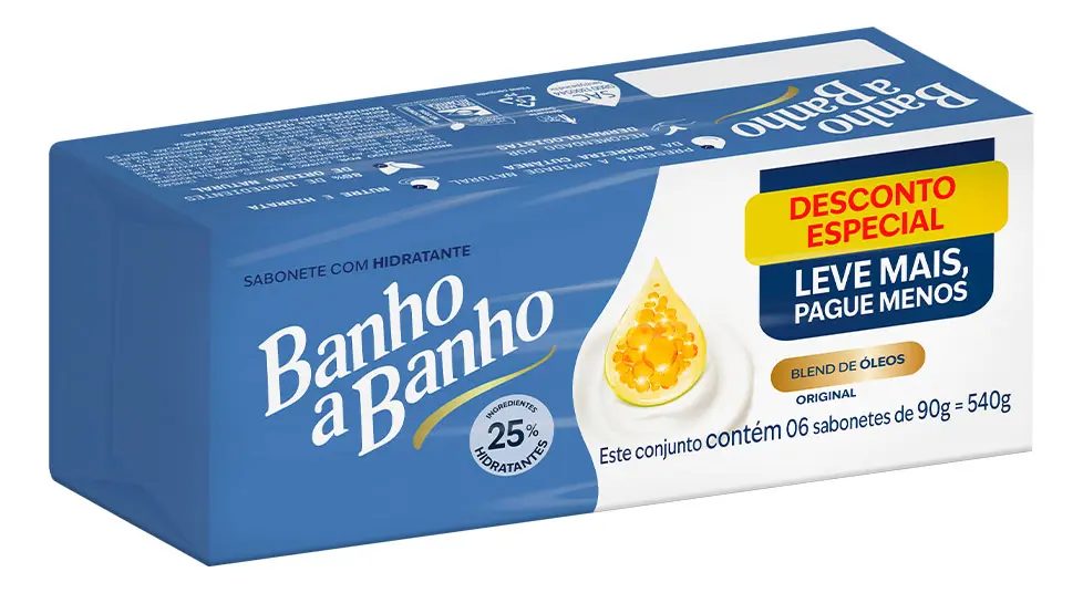 Sabonete Banho a Banho 6 Unidades