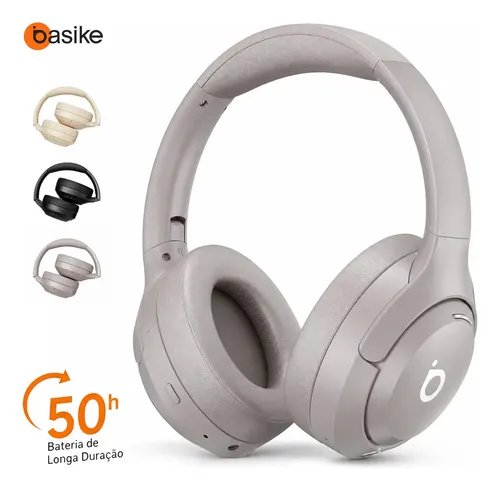 Fone de Ouvido Basike Over-ear Bluetooth