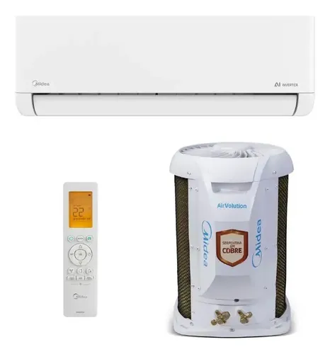 Regional Ar Condicionado Midea Ai Airvolution Inverter 12.000 Btus Frio R-32