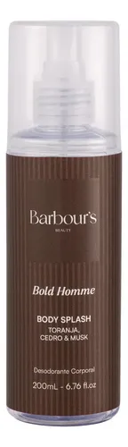 Bold Homme Body Splash Masculino Barbour's Beauty 200ml