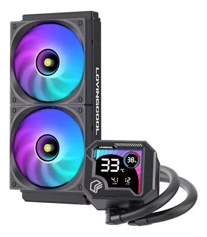 Water Cooler Argb 240mm Pwm Para Cpu Gamer Preto
