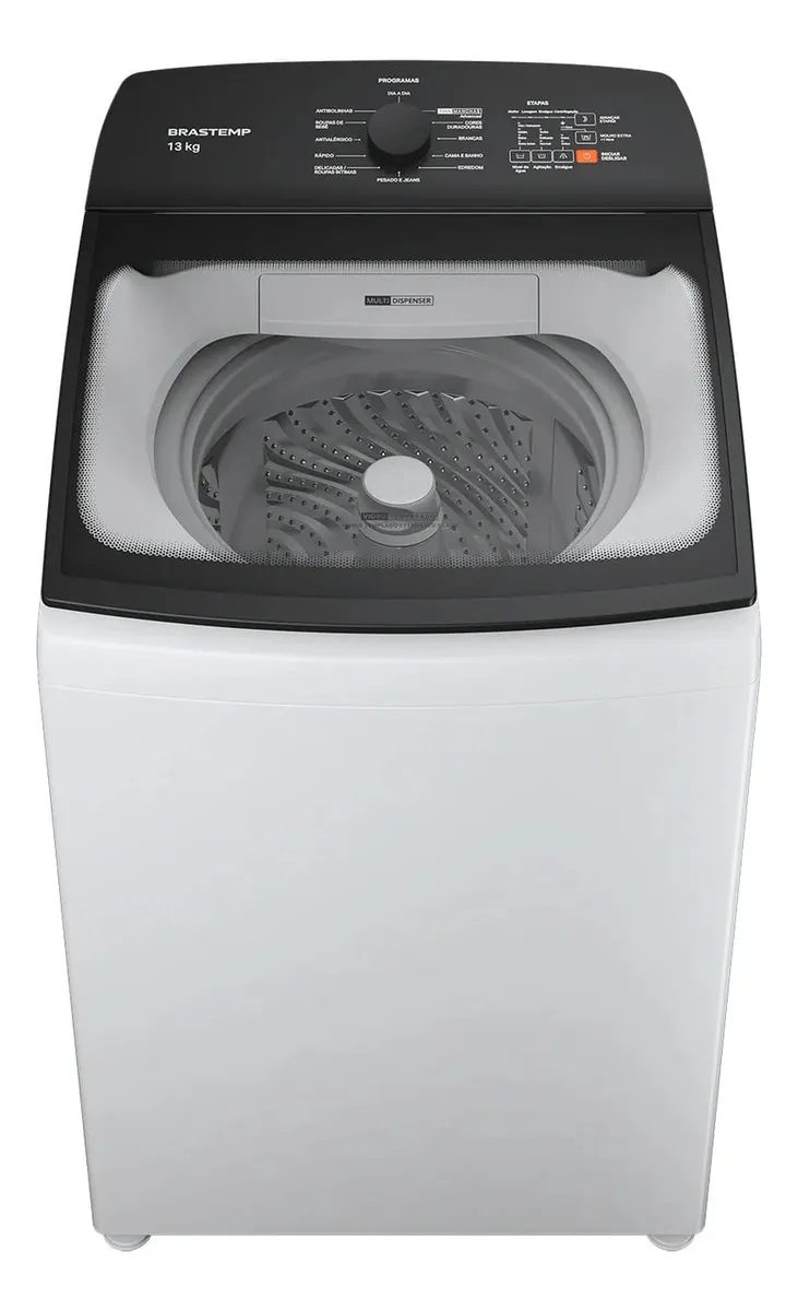 Máquina De Lavar Brastemp 13kg Branca Com Ciclo Tira Manchas Branco