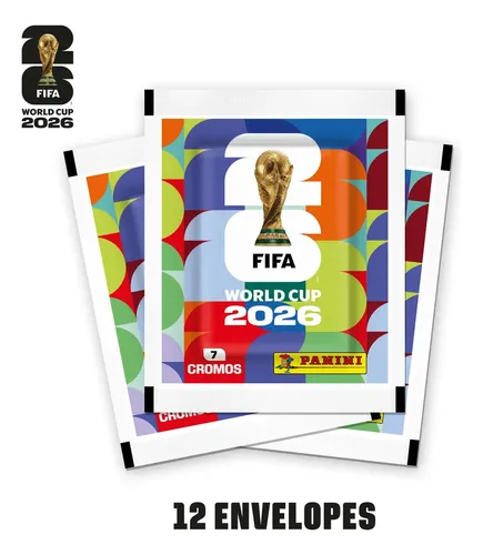 Kit 12 Envelopes Copa do Mundo 2026