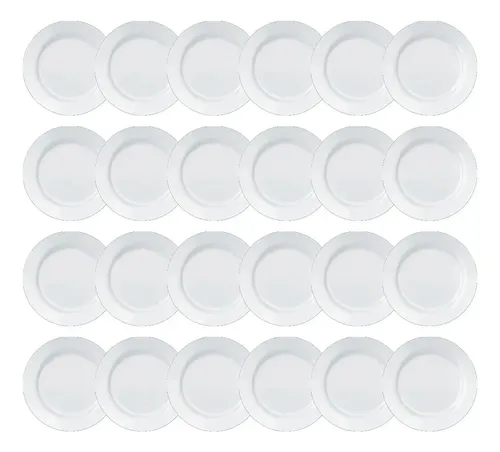 Conjunto Prato Opaline Menu Raso 24pçs