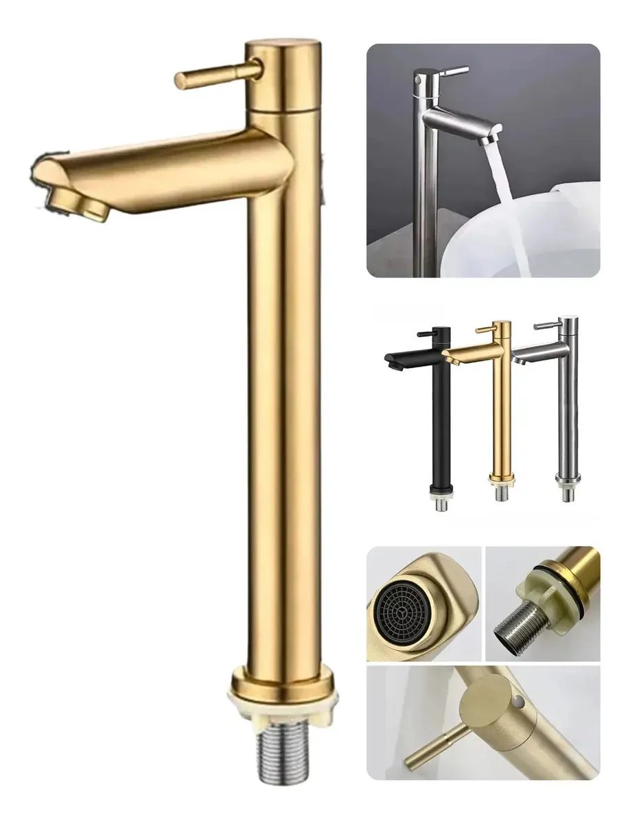 Torneira Dami DM1130 Dourado Fosco