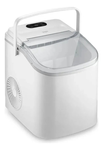 Máquina De Gelo Easy Ice 12kg Com Painel De Led Branca Elgin Branco 127v