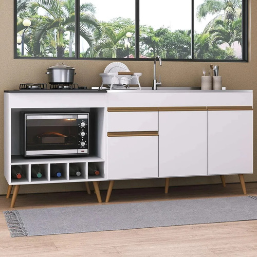 ✅ Multimóveis Balcão Cozinha Veneza Mp2384