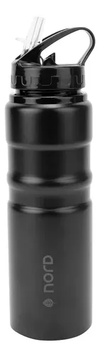 Garrafa De Alumínio Nord - 750 Ml Preto