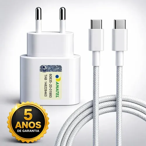 ✅ Carregador Turbo USB-C Dtimp