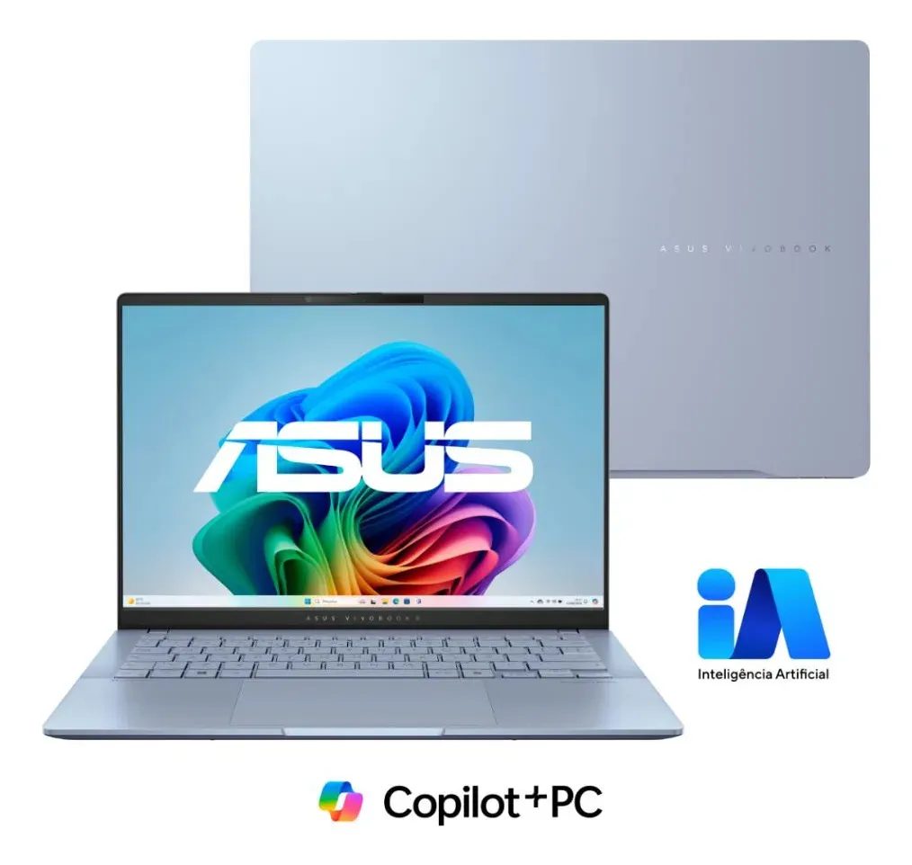 Notebook ASUS Vivobook S 14 Copilot+ PC Intel Core Ultra 7 256 V 16GB RAM 512GB SSD Window