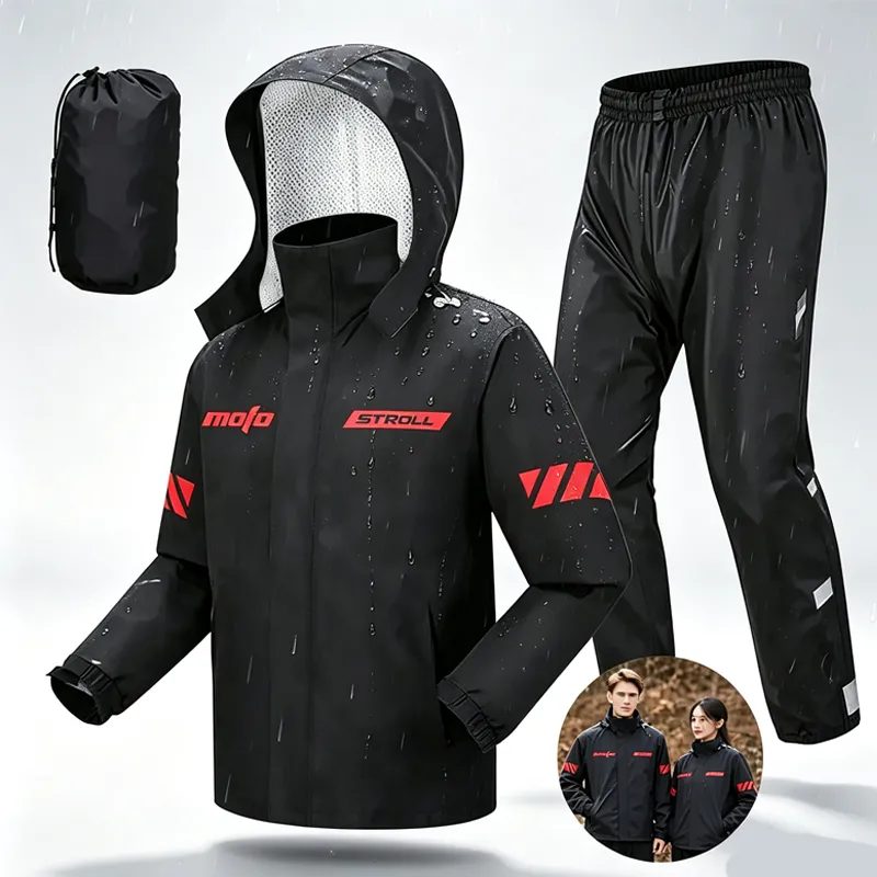 Conjunto Capa de Chuva Motoqueiro