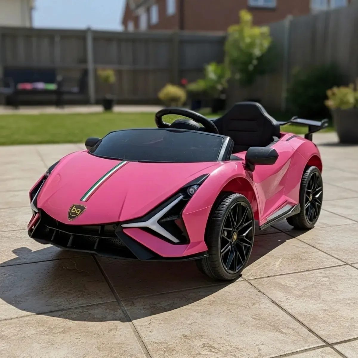 Carrinho Elétrico Infantil Esportivo Rosa