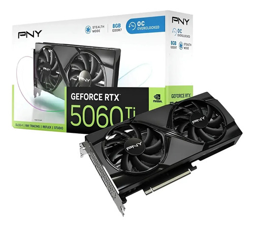 Placa De Video Geforce Nvidia Pny Rtx 5060 ti 8GB