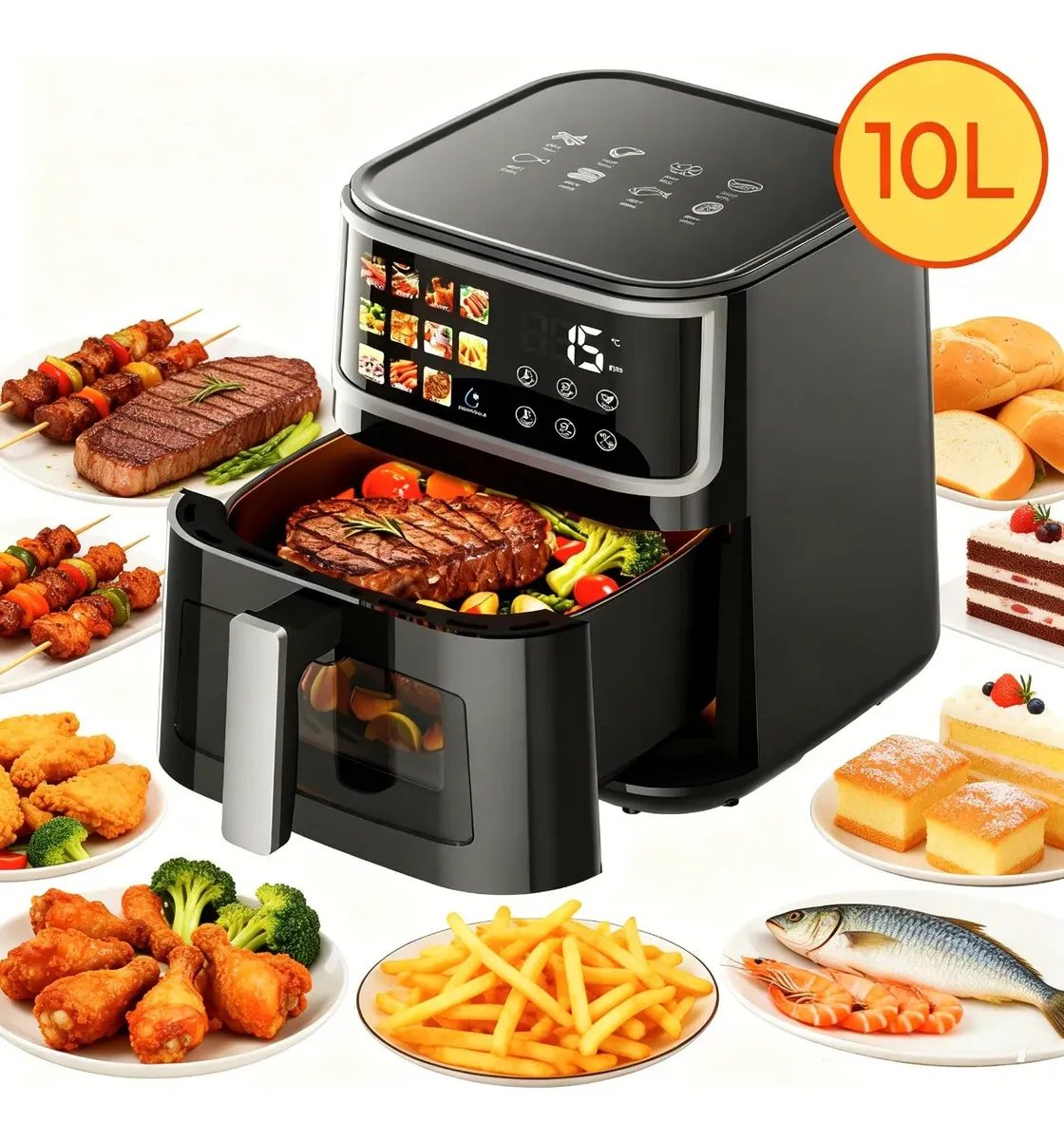Air Fryer PATBRELA 10L Digital