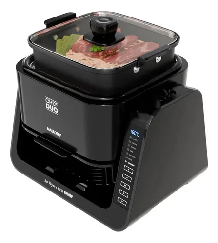 Mallory Chef Duo 2 Fritadeira Elétrica 5,5 L 1.500 W Preto