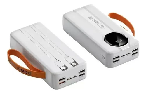 Power Bank Portatil 30000 22.5w Digital Cabos Ios Android