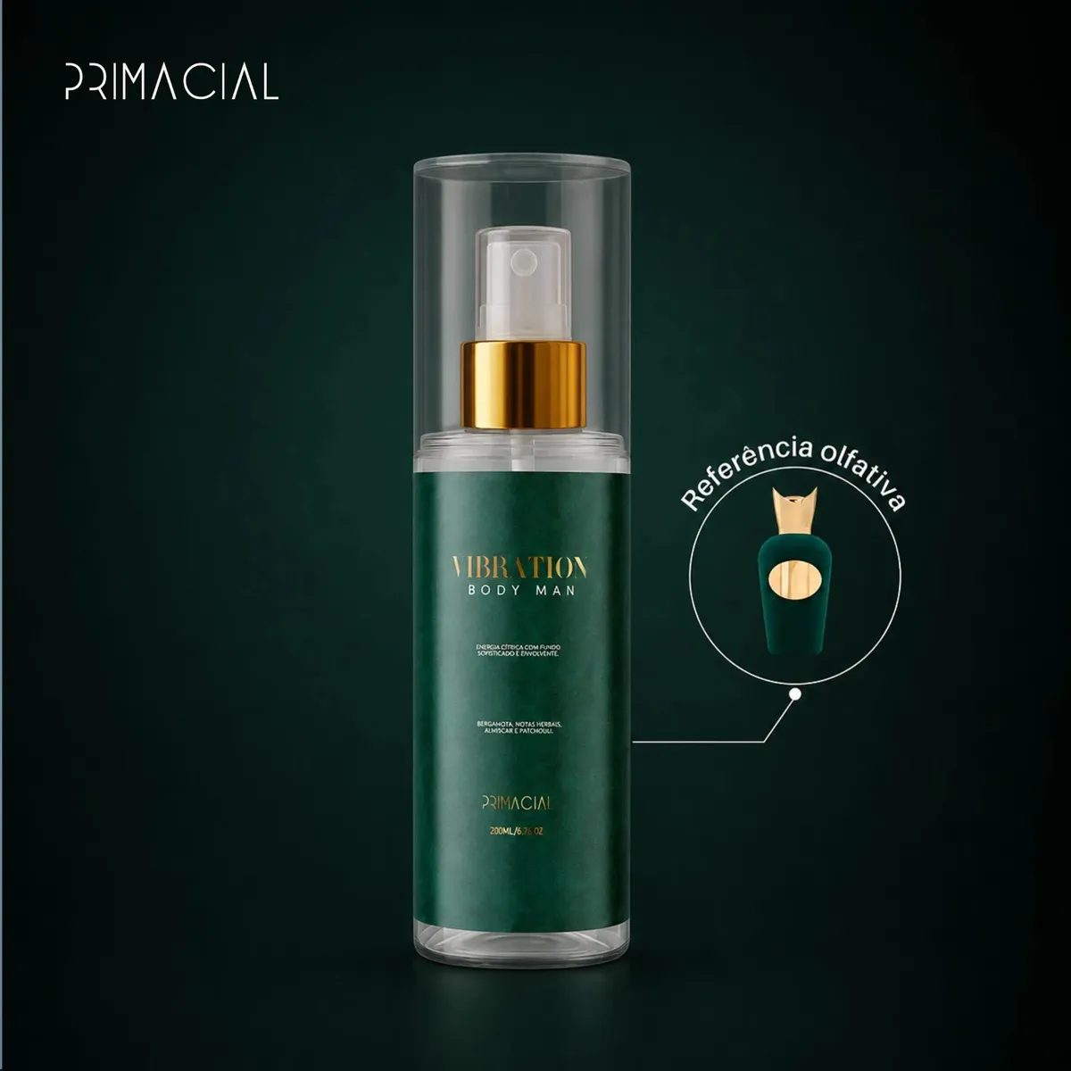 Primacial Body Splash Masculino Vibration