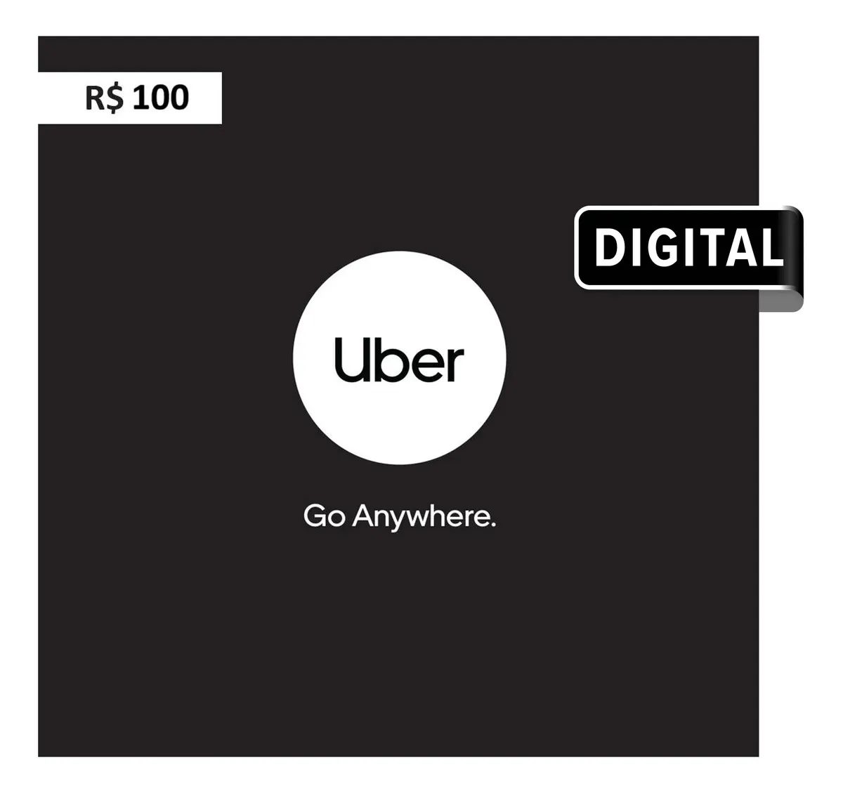 Uber Gift Card R$100 (digital)