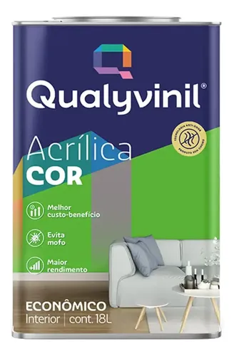 Tinta Antimofo Acrílica Econômica Qualyvinil