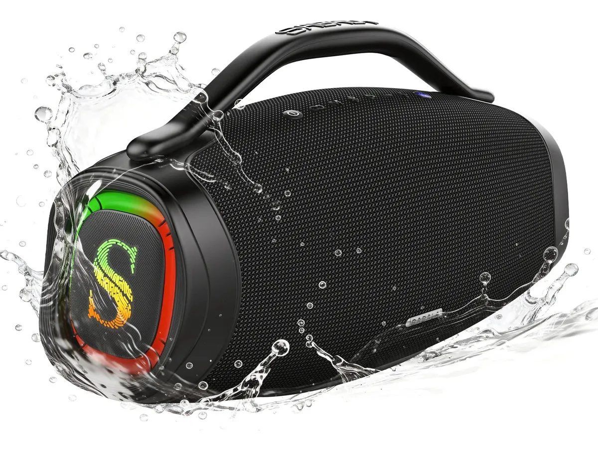 Caixa De Som Sabala Dr-300 Bt5.4 200w 39000mah Rgb App 36h Preto