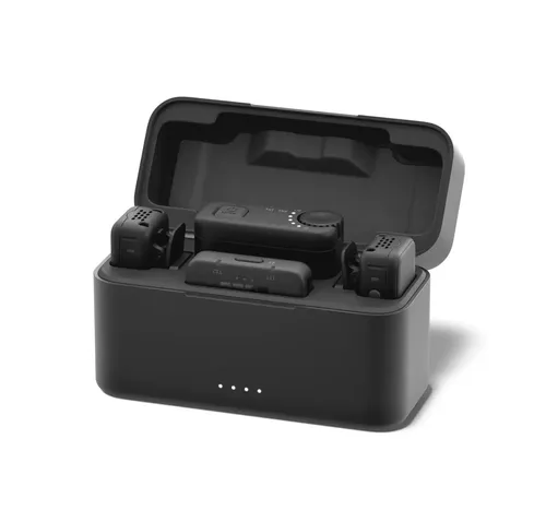 Gopro Kit Completo De Microfone Sem Fio (2 Tx, 2 Rx, Capa De Carregamento) - Para Gopro, C