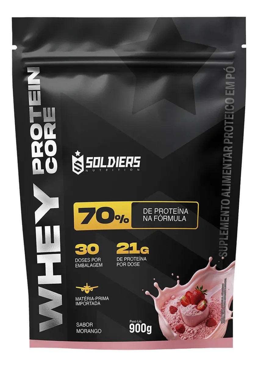 Soldiers Nutrition Whey Protein Morango