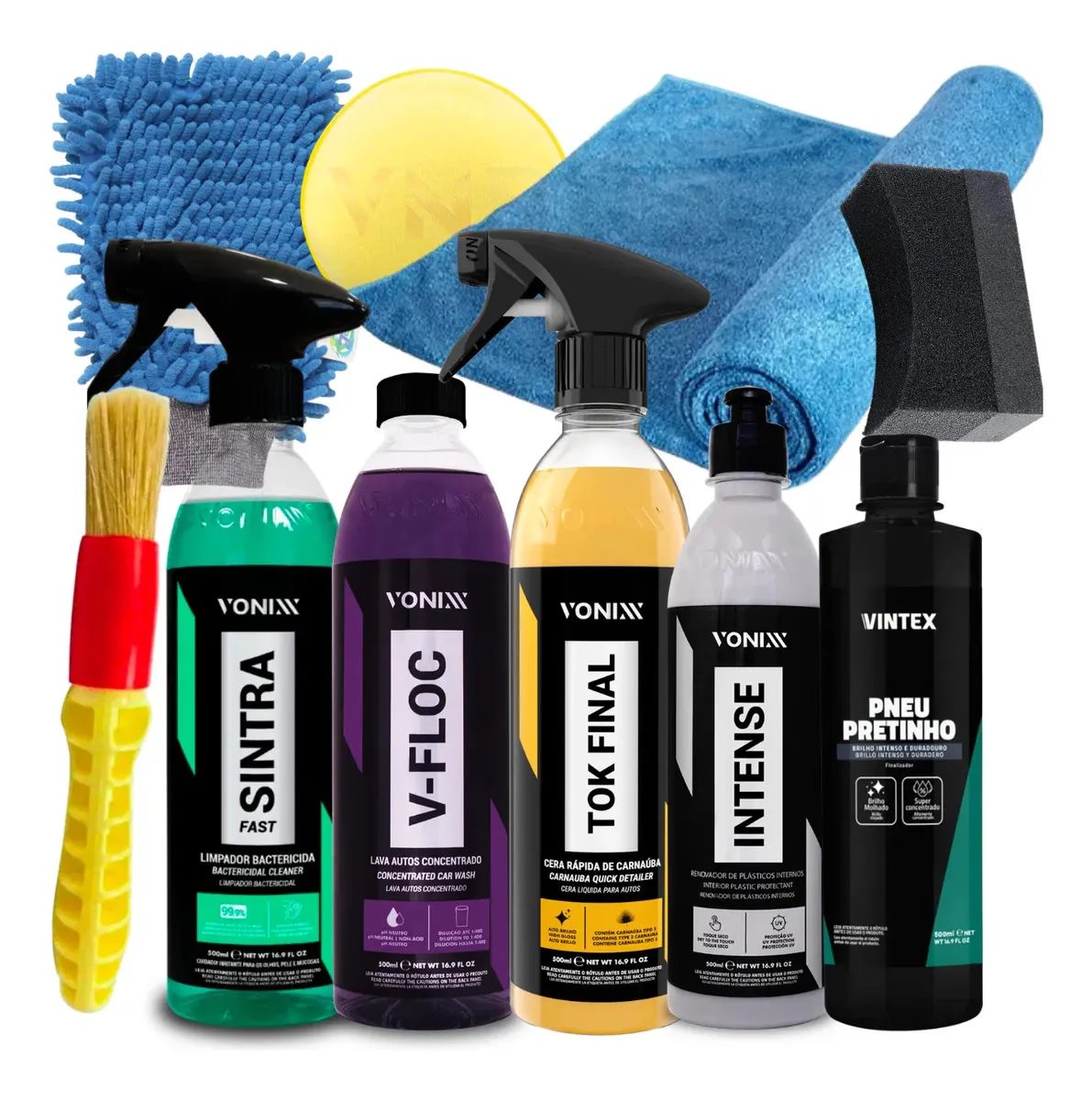 Kit Lavagem Automotiva Vonixx