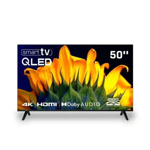 Smart Tv Hq 50 Qled, 4k Uhd, Dolby Audio, Wi-fi