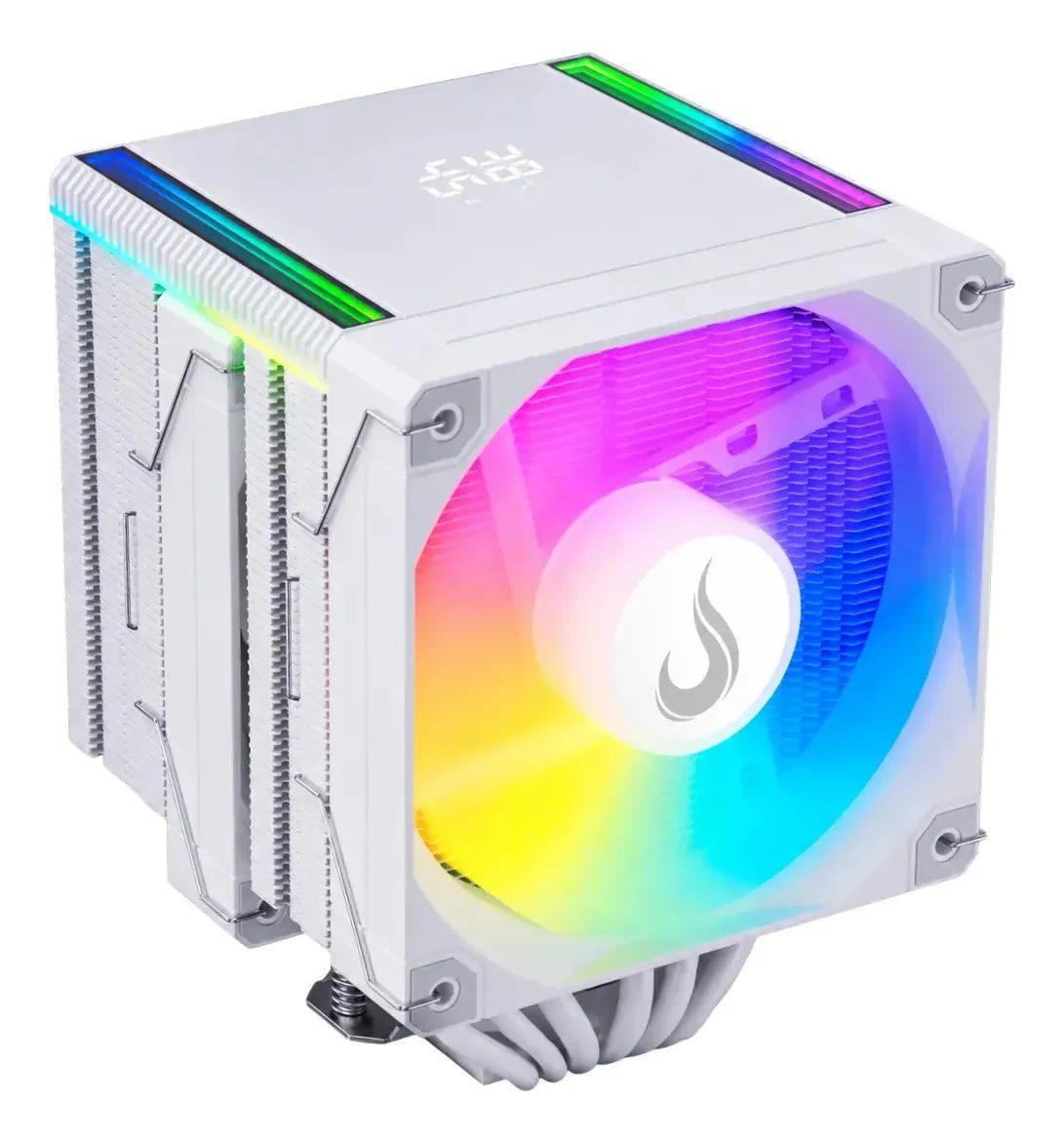 Air Cooler Amd Intel Argb Temp 6 Pro Com Display - Rise Mode Branco