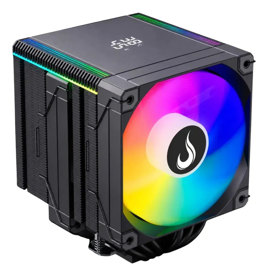 Air Cooler Gamer Argb Temp 6 Pro Com Display - Rise Mode Preto