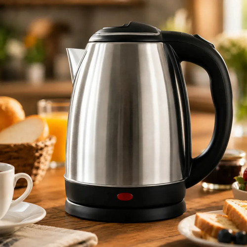 ✅ Chaleira Elétrica Inox 1,8L