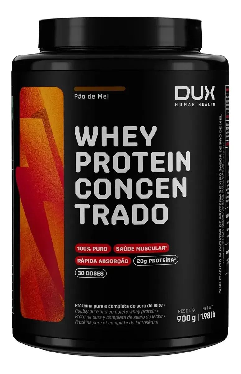 Whey Protein Concentrado Dux Company Pó 900g